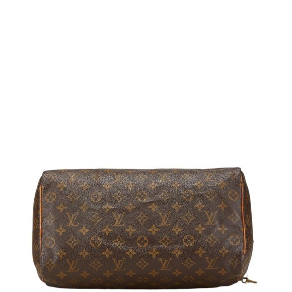 Louis Vuitton Leather Speedy Bag s Boston Brown Handbag Monogram - Picture 3 of 11